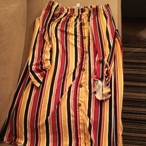 Off the shoulder dress